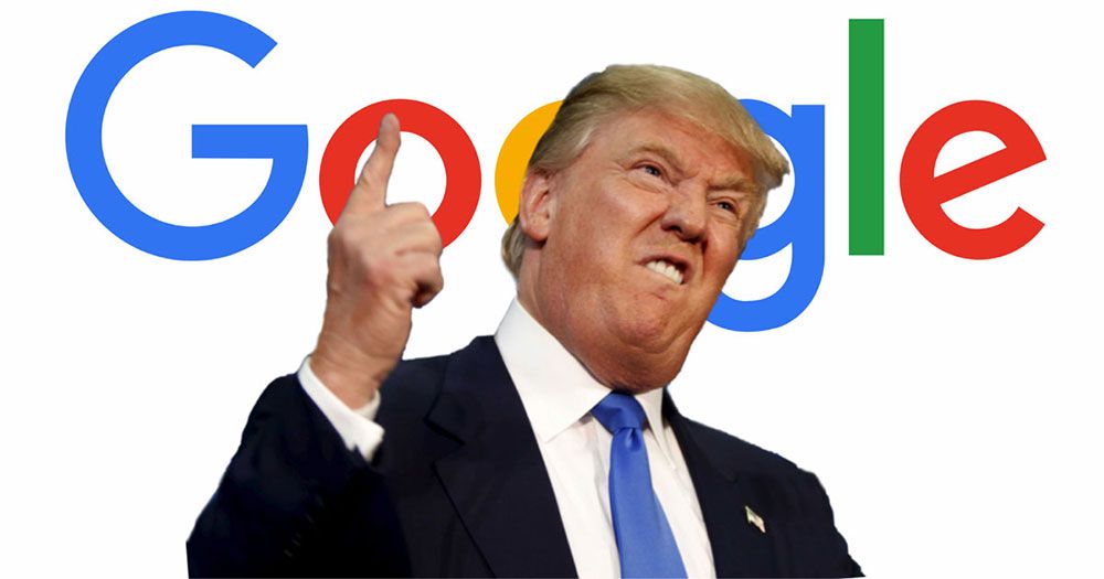 Acuzațiile lui Trump la adresa Google, demontate. Dovezile s-au dovedit a fi false
