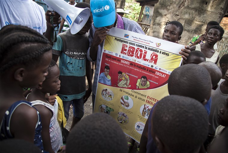 UNICEF se luptă în Congo și cu Ebola, și cu știrile false