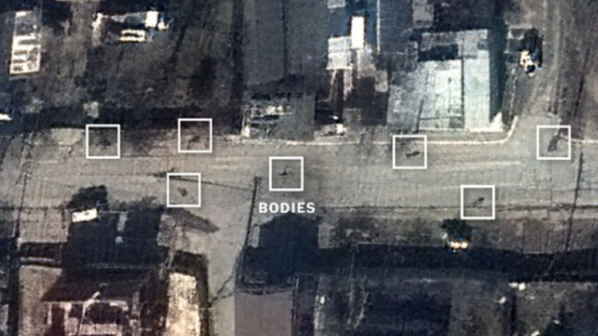 New York Times confirmă masacrul de la Bucha, folosindu-se de imagini din satelit